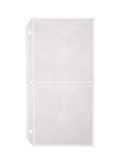 C-Line 10-Piece Deluxe 3-Ring Binder Storage Page Set Clear  - Image 2
