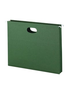 Smead 25-Piece Hanging Expanding File Folder Green  - Image 1