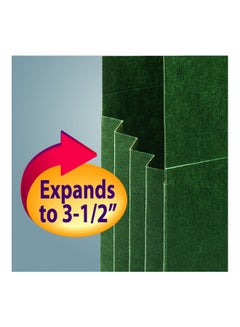 Smead 10-Piece Hanging Expanding File Folder Green  - Image 2
