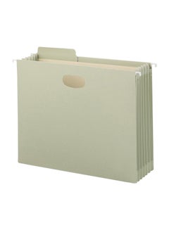 Smead 9-Piece Hanging Expanding File Folder With Built-in Tabs Moss  - Image 1