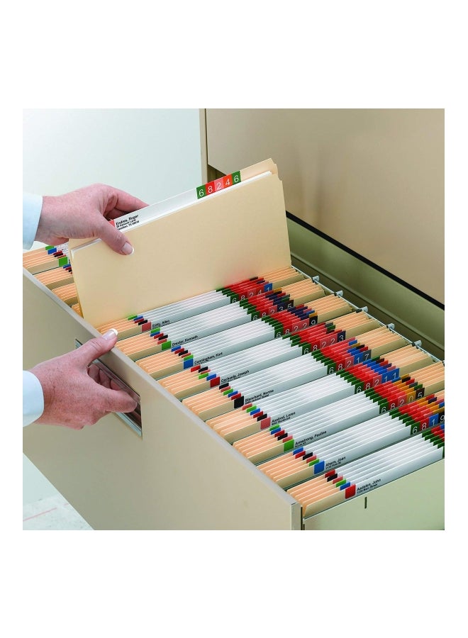 Smead - 25-Piece Hanging Box Bottom Expanding File Folder Green - Image 1