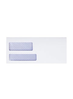 Quality Park 500-Piece Double Window Tinted Invoice And Statement Envelope White  - Image 1