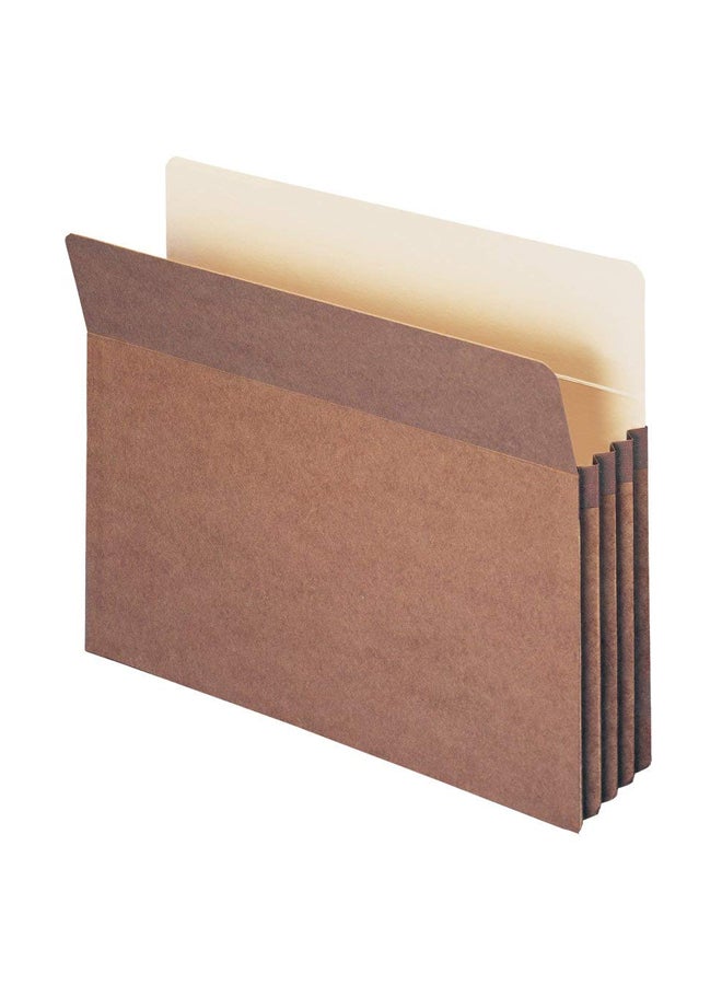 Smead 25-Piece Expansion File Folder Set Brown