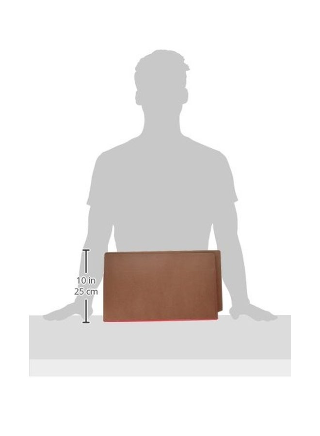 Smead 10-Piece Expansion File Pocket Brown/Red - Image 2