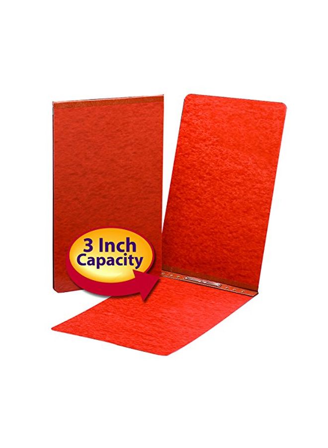 Smead 10-Piece PressGuard Binder Cover With Metal Prong Red  - Image 2