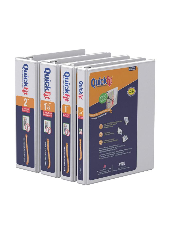 QuickFit - Junior View Binder White - Image 1