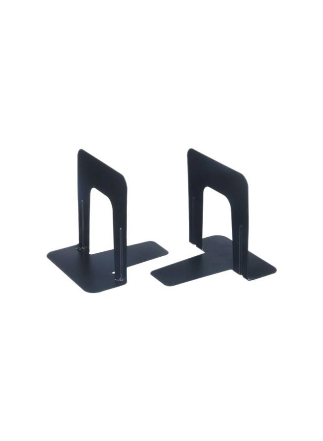 أوفيس ميت طقم مساند كتب مكون من قطعتين مزود بقاعدة غير قابلة للانزلاق أسود