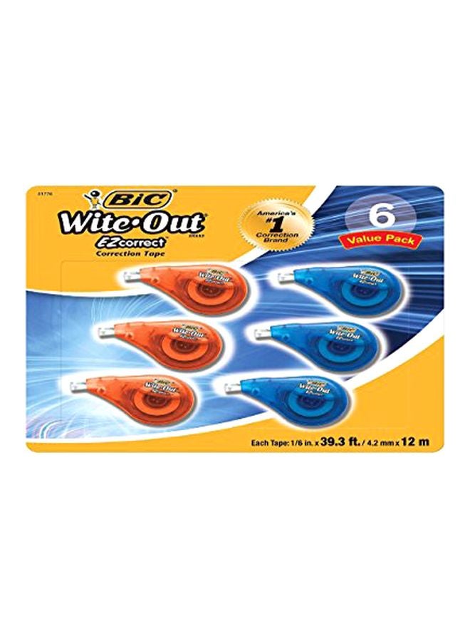 بيك شريط تصحيح رايت آوت أزرق/ برتقالي