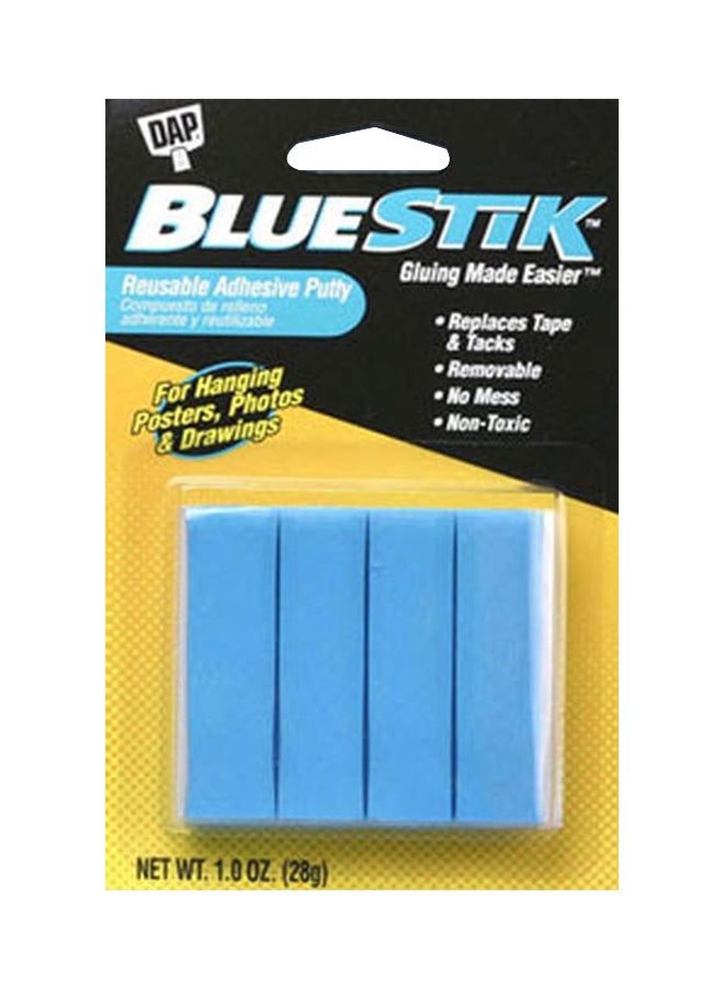 داب معجون لاصق قابل لإعادة الاستخدام أزرق