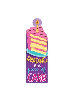 EUREKA 24-Piece Scratch And Sniff Cake Scented Bookmark Pink/Yellow/Purple  - Image 1
