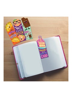 EUREKA 24-Piece Scratch And Sniff Cake Scented Bookmark Pink/Yellow/Purple  - Image 2