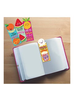 EUREKA 24-Piece Scratch And Sniff Popcorn Scented Bookmark Yellow/White/Red  - Image 2