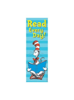 EUREKA 36-Piece Dr. Seuss Cat In The Hat 'Read Every Day' Bookmarks Multicolour 