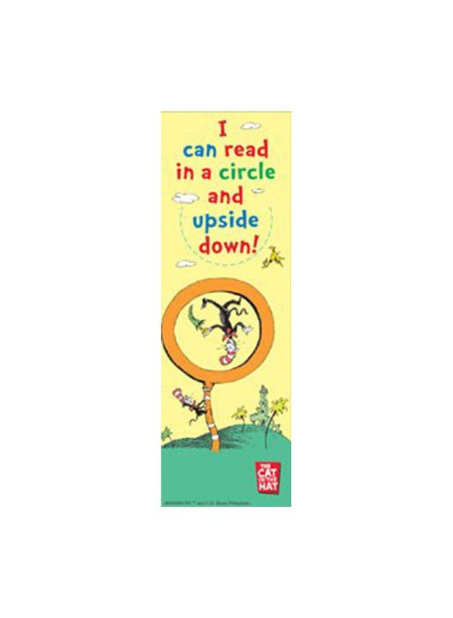 EUREKA 36-Piece Dr. Seuss Cat In The Hat 'I Can Read' Bookmarks Multicolour