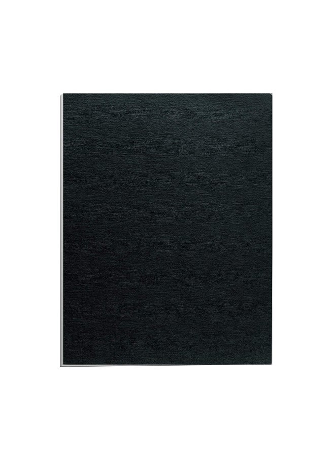 Fellowes 200-Piece Binding Linen Presentation Cover Set Black  - Image 1