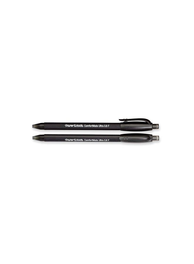 Paper Mate 12-Piece Retractable Ballpoint Pen Black  - Image 2