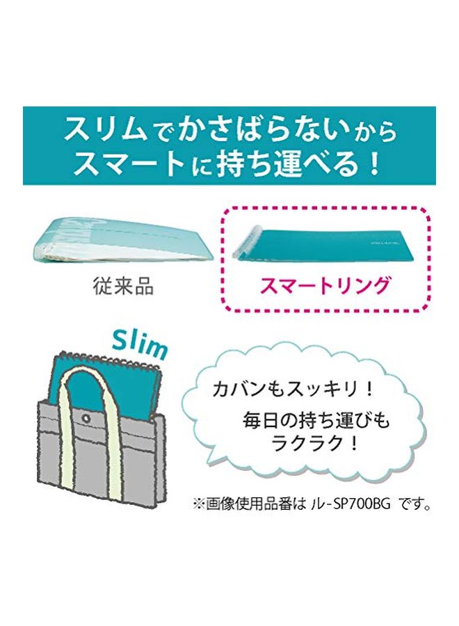 Kokuyo - 26-Ring B5 Campus Smart Ring Binder Light Blue - Image 1