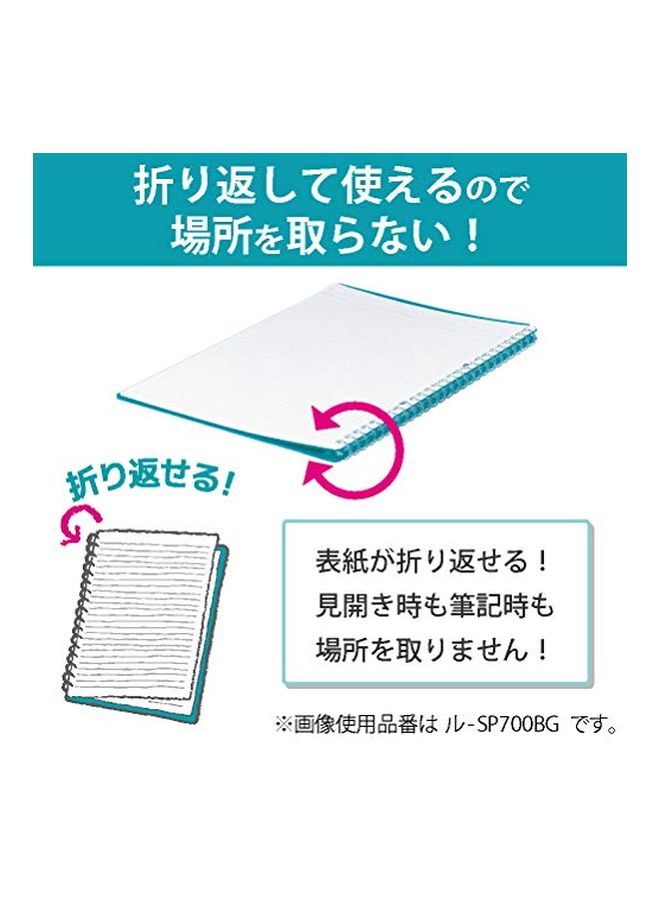 Kokuyo - 26-Ring B5 Campus Smart Ring Binder Light Blue - Image 1
