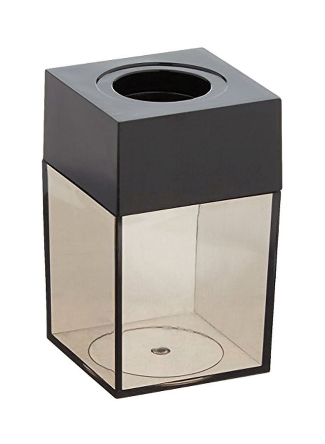 Charles Leonard Paper Clip Dispenser With Magnetic Top Black/Clear - Image 1