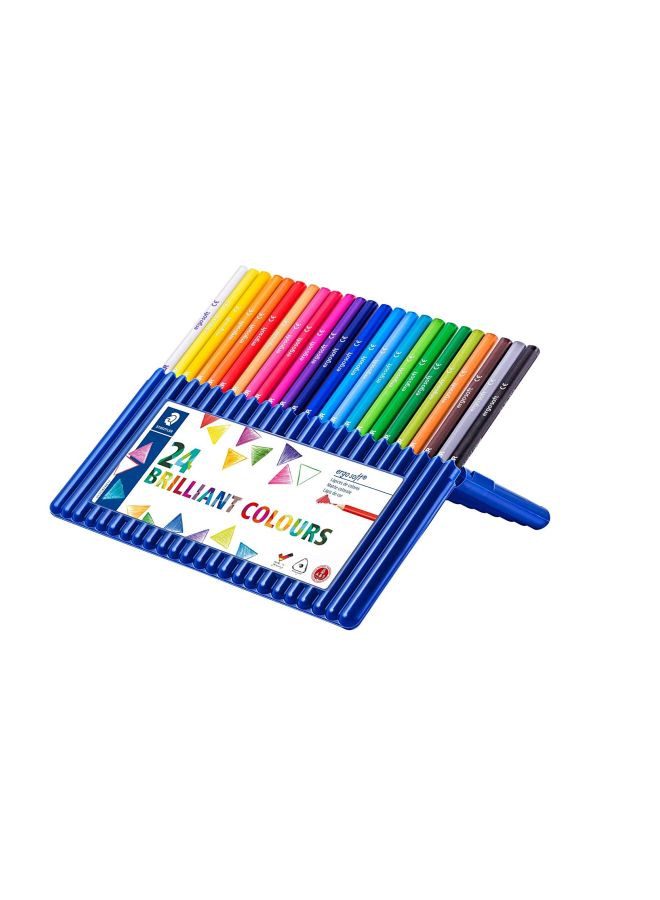 STAEDTLER 24-Piece Ergosoft Colored Pencil Set Multicolour - Image 2