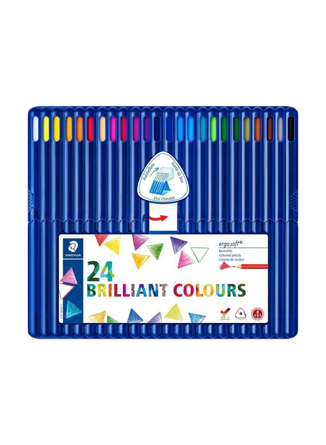 STAEDTLER 24-Piece Ergosoft Colored Pencil Set Multicolour - Image 1