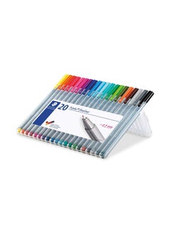 STAEDTLER 20-Piece Triplus Fineliner Pen Set Multicolour  - Image 2
