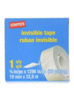 Staples 12-Piece Invisible Tape Clear  - Image 1