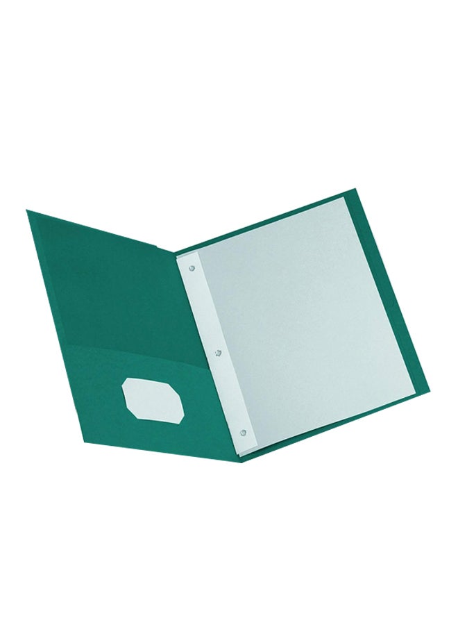 Oxford 25-Piece Pocket Portfolio Green - Image 1