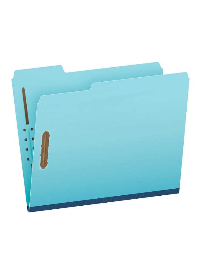 Globe Weis - Pendaflex Pressboard Fastener Folders Blue - Image 1