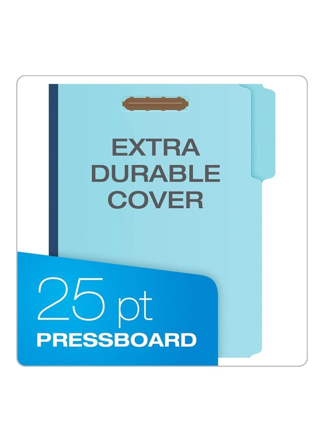 Globe Weis - Pendaflex Pressboard Fastener Folders Blue - Image 1