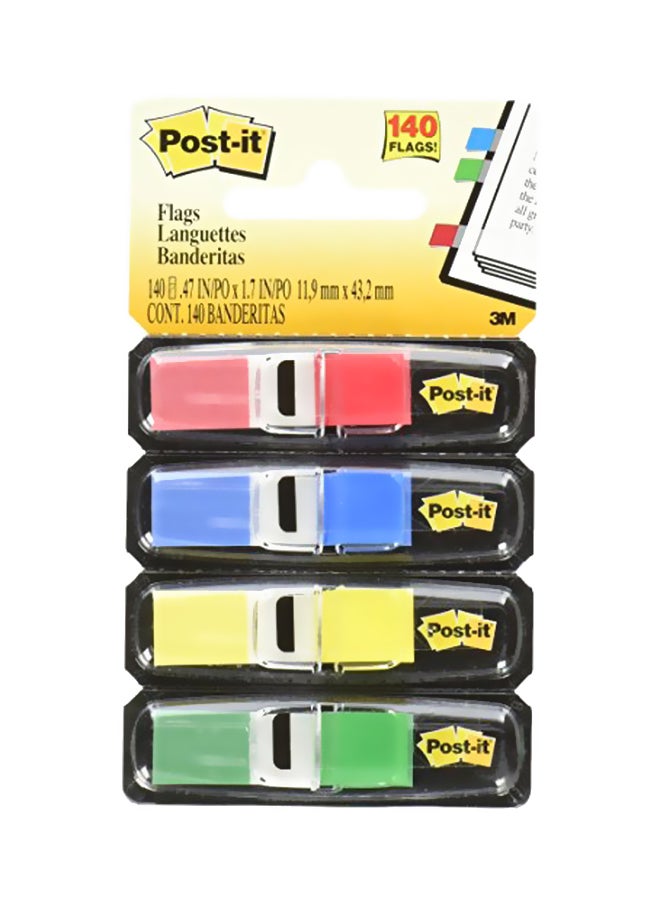 بوست إت علامات فهرسة مع موزعات من 140 قطعة متعدد الألوان - Image 1