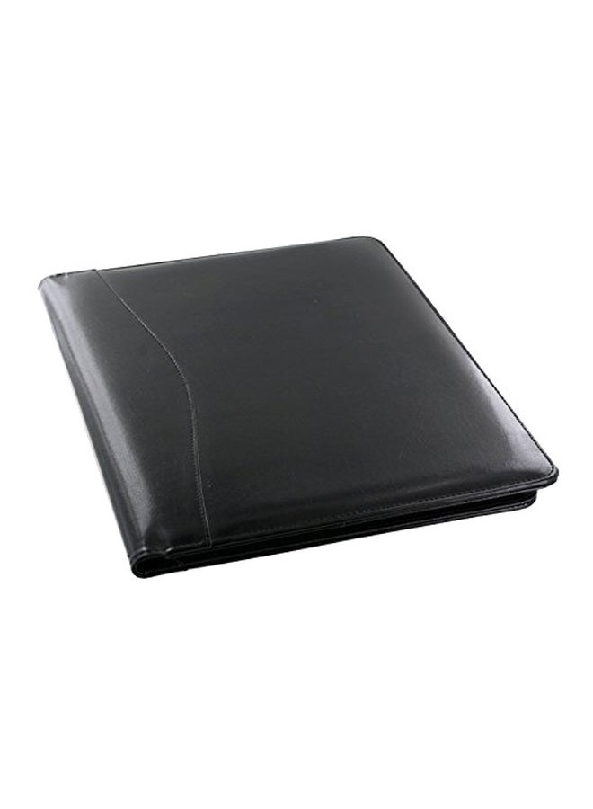 ROYCE - Leather Writing Portfolio Black - Image 1