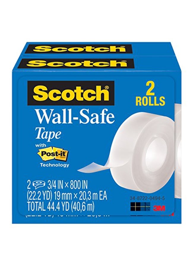Scotch  2-Piece Wall-Safe Tape Clear - Image 1