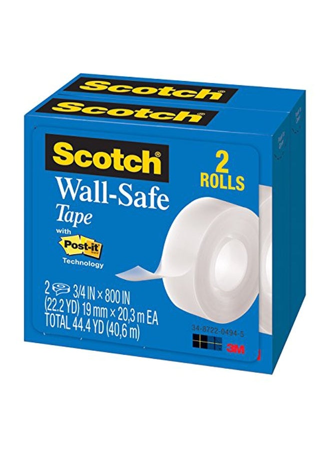 Scotch  2-Piece Wall-Safe Tape Clear - Image 2