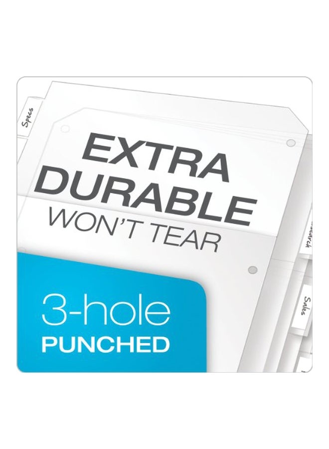 TOPS Cardinal Poly Ring Binder Pockets White  - Image 2