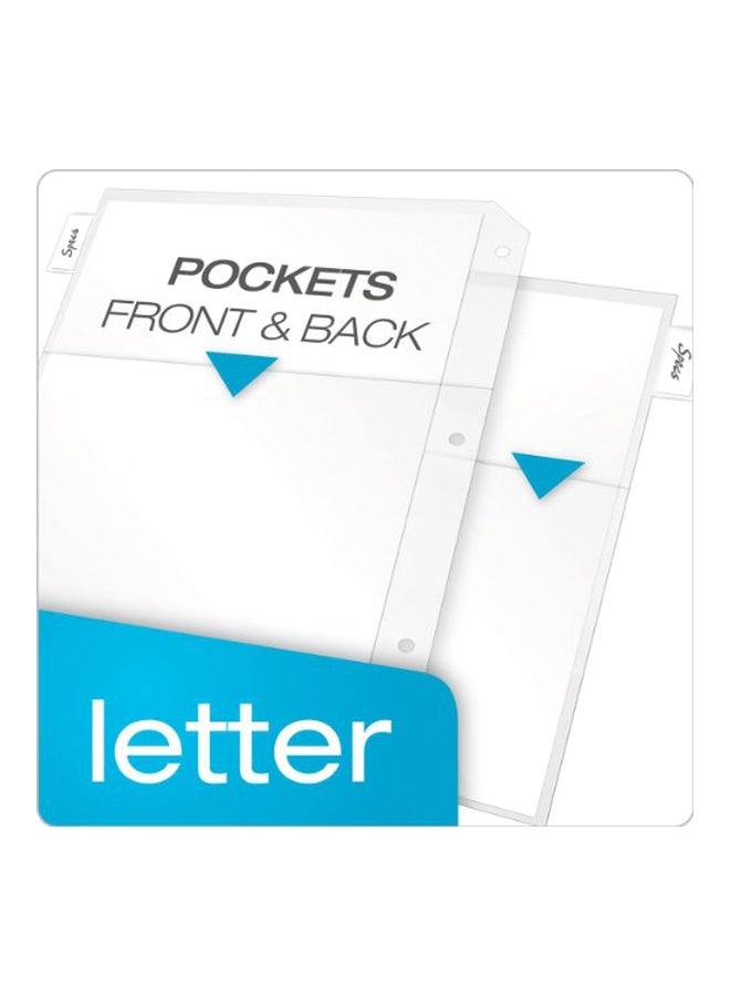 TOPS Cardinal Poly Ring Binder Pockets White  - Image 4