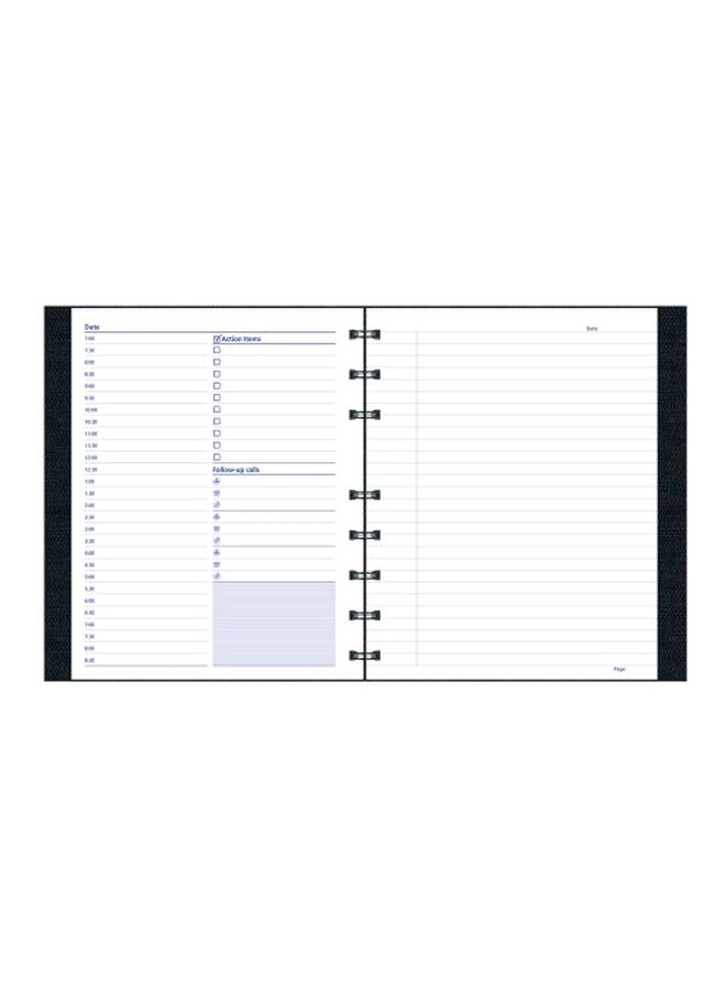 Blueline Undated Daily Planner Black  - Image 4