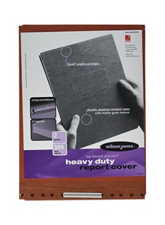 ACCO Brands 2-Piece Presstex Report Cover Black  - Image 1