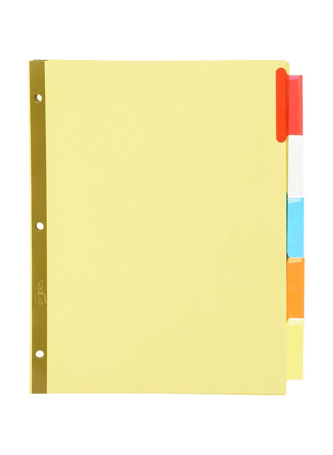 AVERY Insertable Big Tab Dividers Yellow/White/Blue  - Image 1