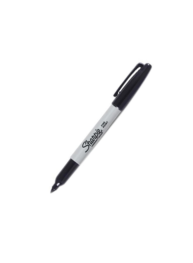 24-Piece Permanent Marker Black/White