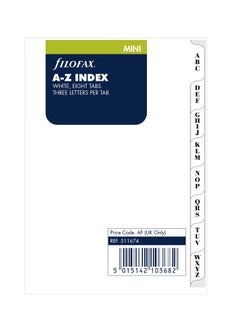 Mini Index Folder White