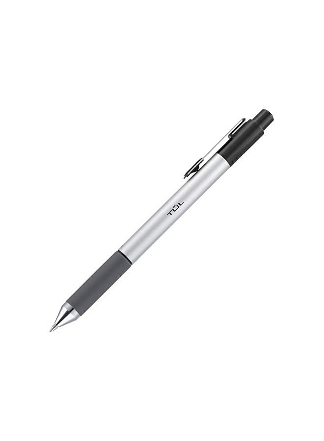 TUL 12-Piece Retractable Ballpoint Silver/Black - Image 2
