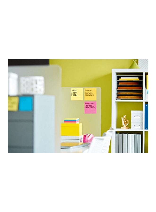 3M Pop-up Sticky Note Dispenser Yellow/Black/Clear - Image 3