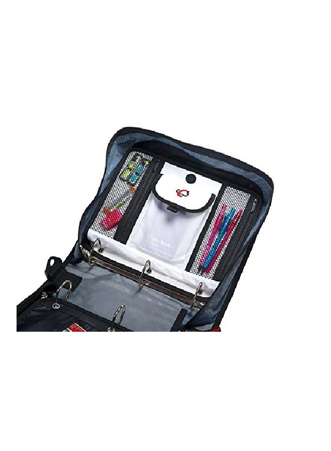 Case it 2-In-1 Zipper D-Ring Dual Binder Grey/Black  - Image 3