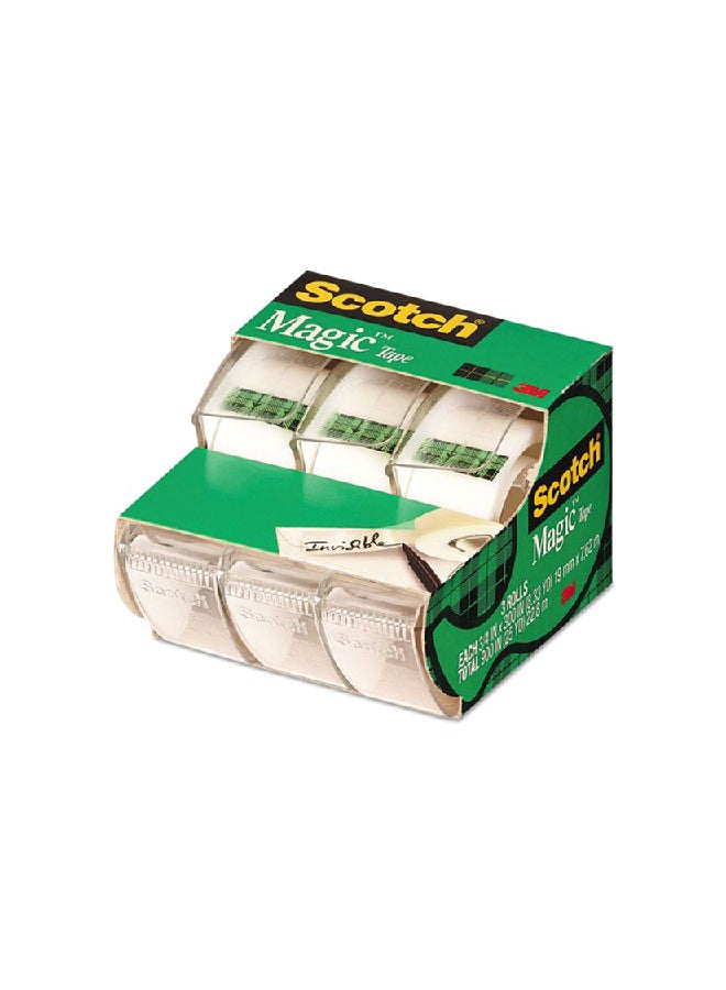 سكوتش شريط لاصق ماجيك من 3 قطع شفاف