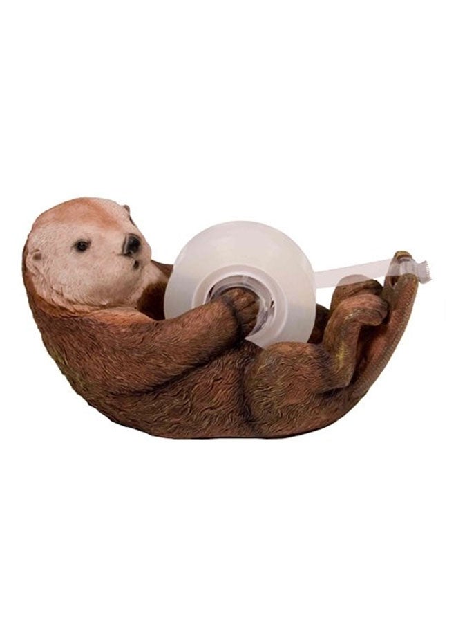 Otter Tape Dispenser Brown