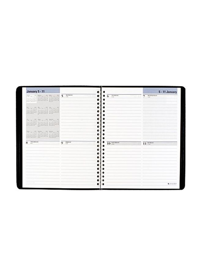 Ruled Wirebound Weekly Planner Black - v1552751962/N22093296A_2