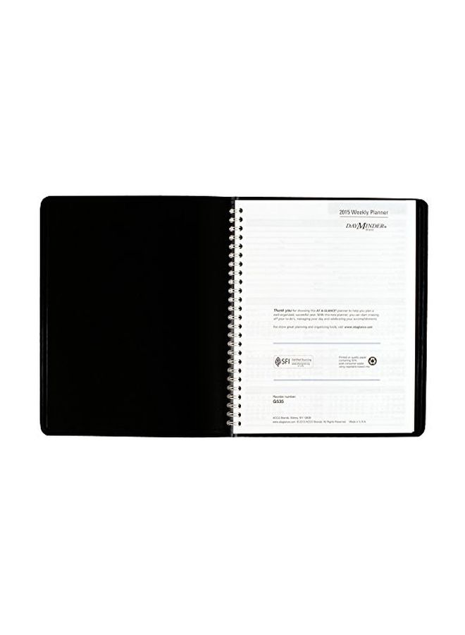 Ruled Wirebound Weekly Planner Black - v1552751962/N22093296A_3