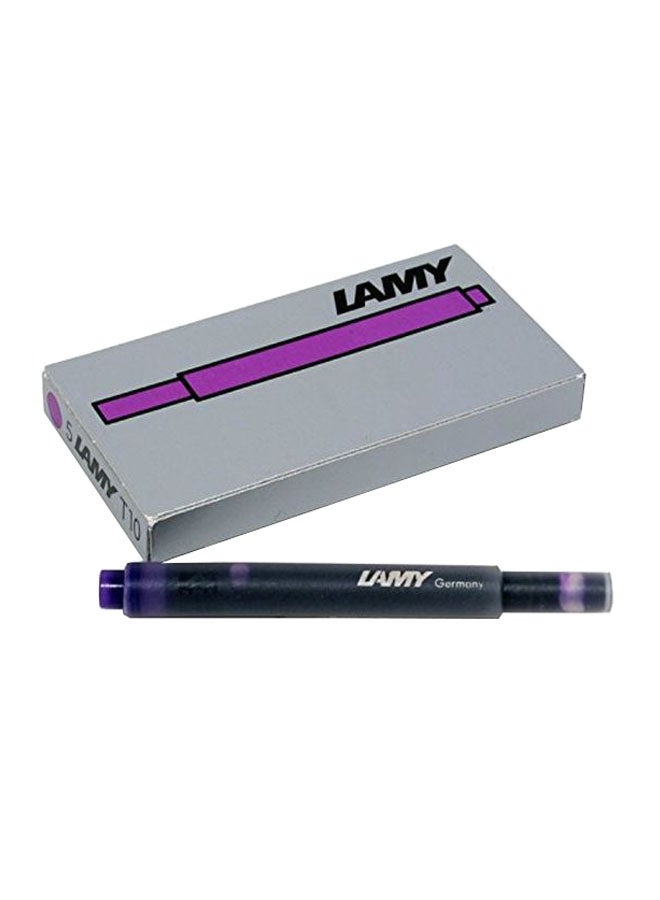 5- Piece Fountain Pen Ink Cartridge Clear