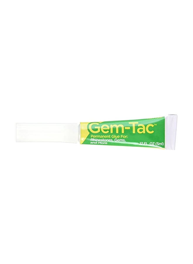Beacon Pack Of 6 Mini Gem-Tac Tube Glue Clear - Image 1